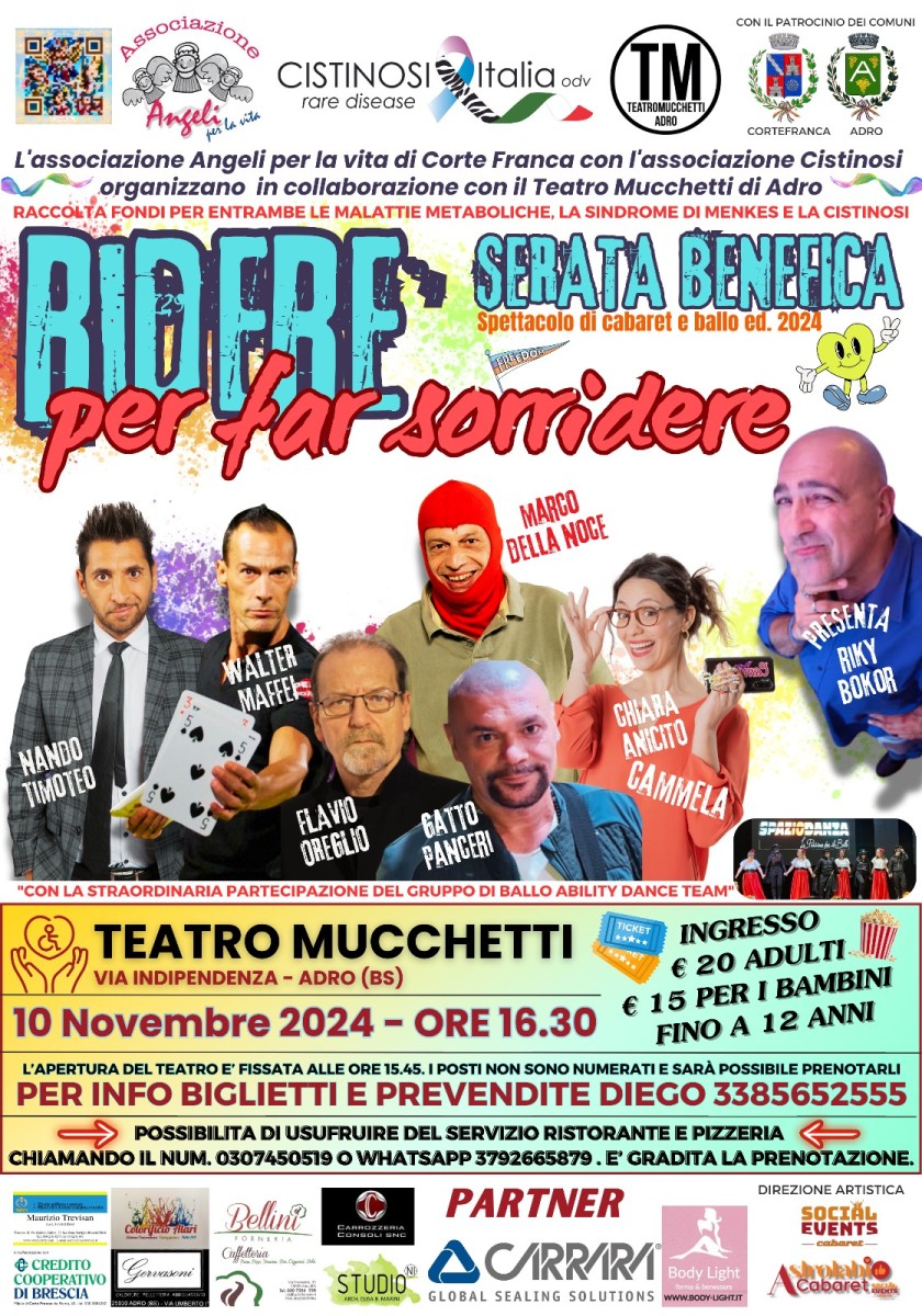 RIDERE PER FAR SORRIDERE 2024